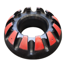 Spherical annular packing element